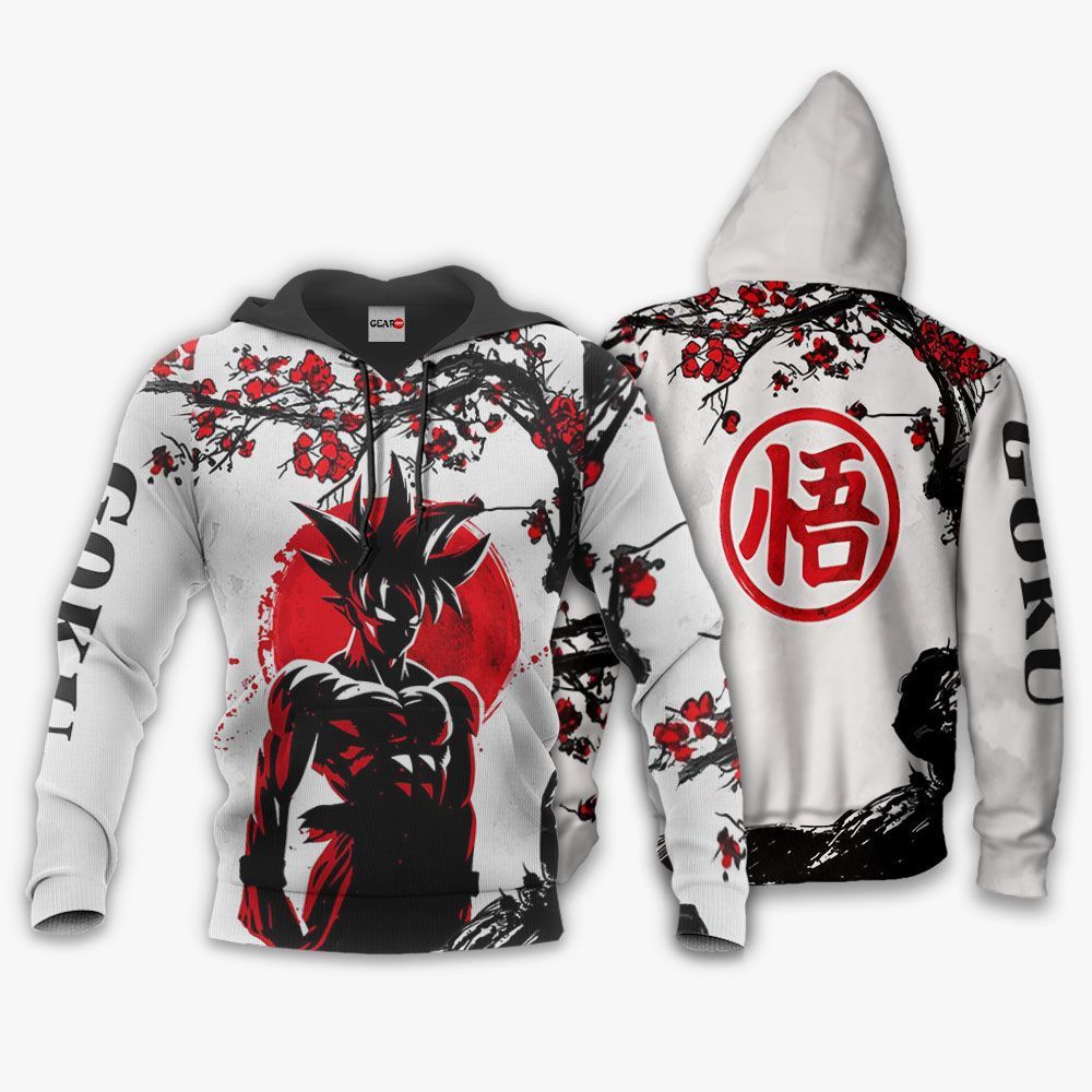 Goku Cherry Blossom Hoodie
