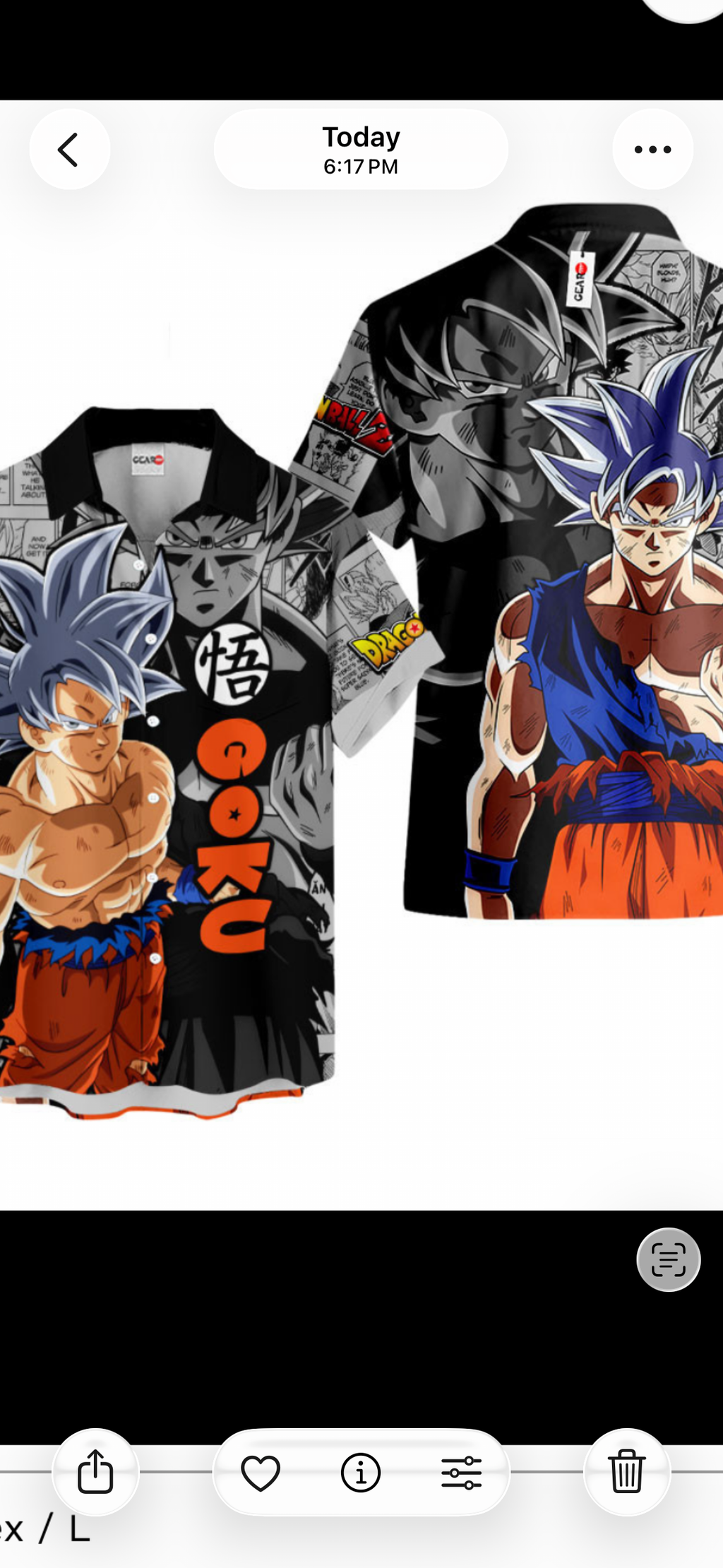 UI Goku L Shirt
