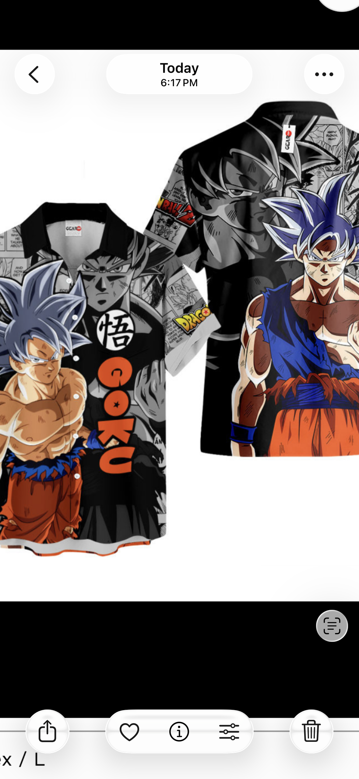 UI Goku L Shirt