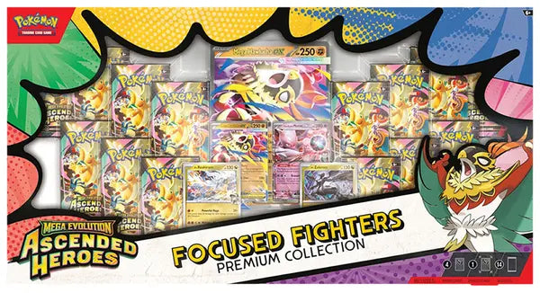 Pokémon Mega Evolution: Ascended Heroes Focused Fighters Premium Collection (Sams Club Exclusive)