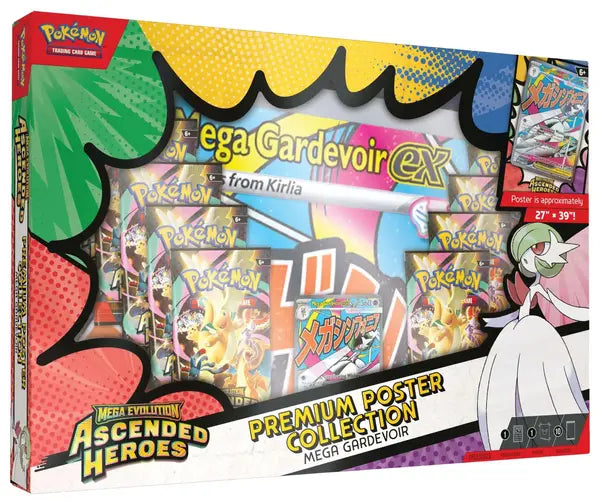 2026 Pokémon Mega Evolution: Ascended Heroes Premium Poster Collection: Mega Gardevoir