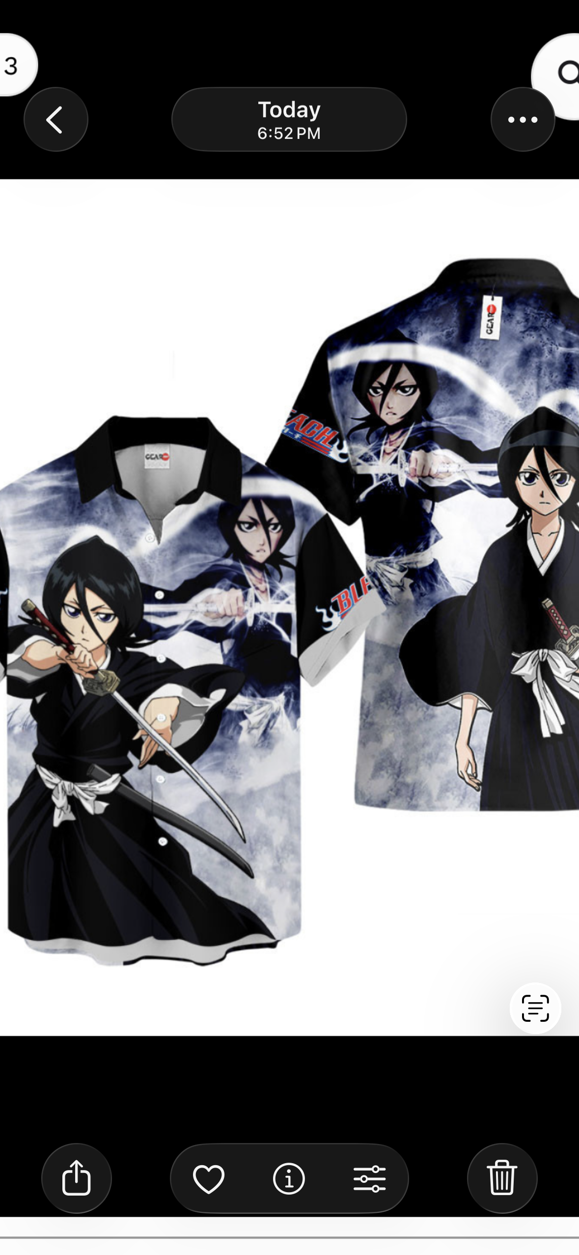 Bleach Rukia L Shirt