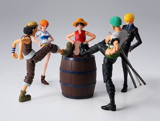 One Piece S.H.Figuarts Party Set (The Straw Hat Crew) Optional Parts Set