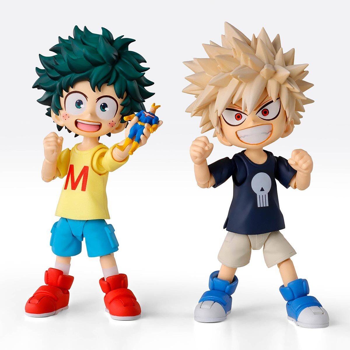 S.H Figuarts My Hero Academia - Izuku Midoriya & Katsuki Bakugo Childhood Ver. Set TamashiWeb Exclusive